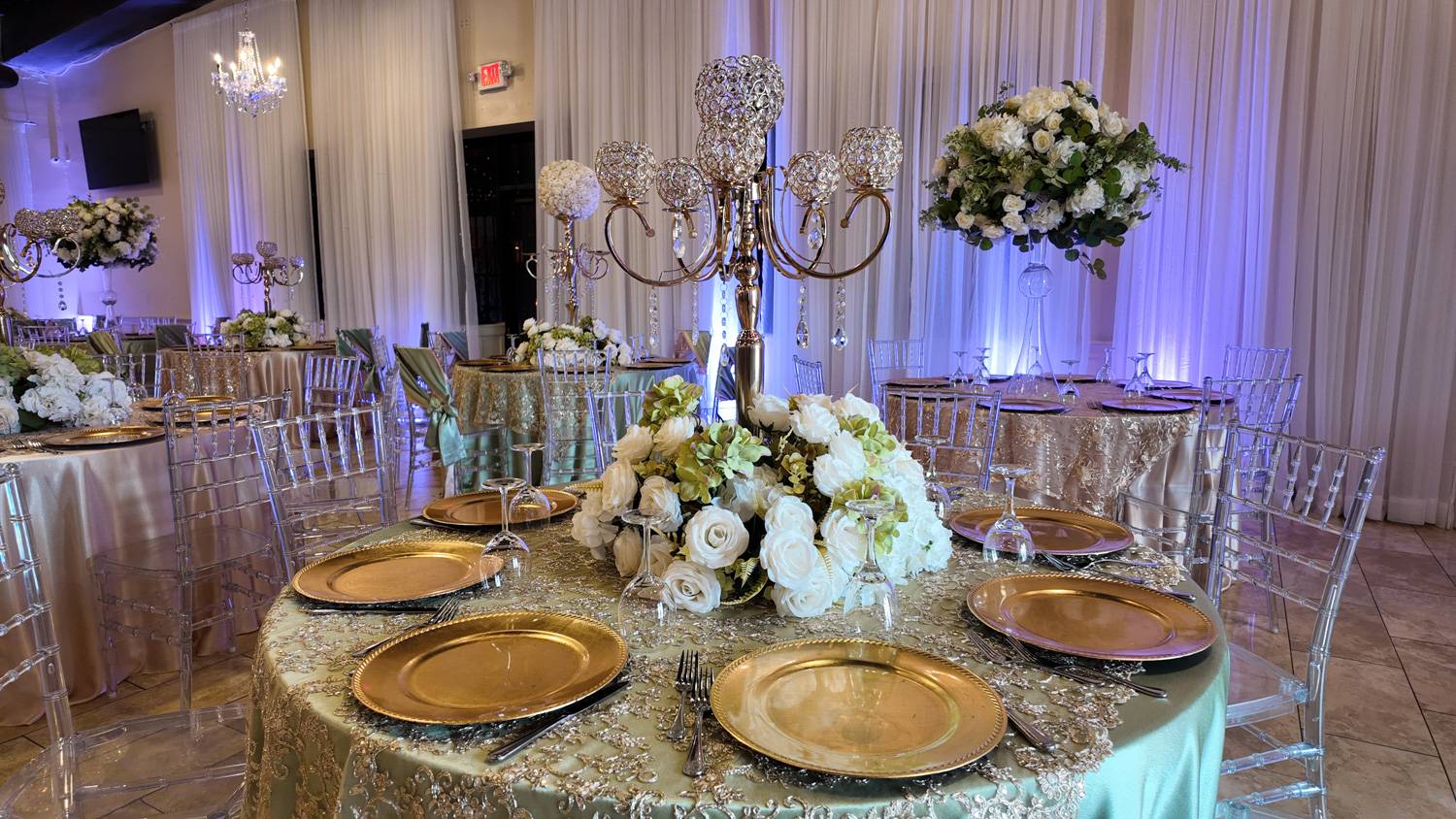 beautiful ceremony space for indoor wedding