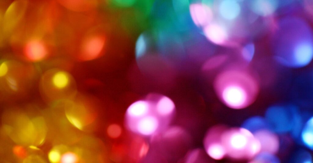 Fuzzy multicolored lights